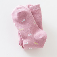 Collants pour filles d'automne, leggings de princesse, 2 à 8 ans, collants en coton, chaussettes à nœud métallique, collants pour filles