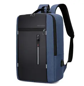 बड़े क्षमता टिकाऊ निविड़ अंधकार लैपटॉप व्यापार वापस यूनिसेक्स फैक्टरी स्कूल बैग यूएसबी विरोधी चोरी यात्रा बैग लैपटॉप बैग