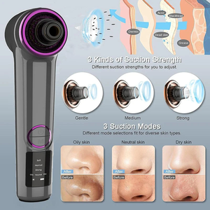 Dispositivo Portátil de Limpieza de Puntos Negros, Recargable, Resistente al Agua, de Plástico, para Eliminar Papules en la Nariz y el Rostro - Product Image 5