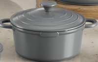 Ensemble de casseroles de 24 cm, casserole antiadhésive en aluminium moulé sous pression émaillé, casseroles et poêles multifonctions, faitout néerlandais