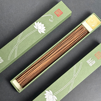 Boîte d'emballage de luxe pour bâtonnets d'encens rigides, écologique, biodégradable, recyclable, en papier, avec gaufrage personnalisé quadricolore