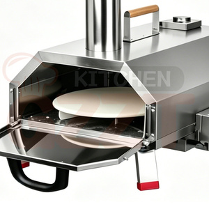 Horno de Pizza Portátil de Carbón para Exteriores con Bandeja Giratoria, de Calentamiento Rápido, con Piedra para Pizza, Ideal para <span class=keywords><strong>Leña</strong></span> - ¡Venta Caliente de Fábrica! - Product Image 6
