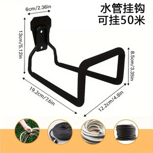 Heavy Duty Wall Mount <b>Hose</b> <b>Hanger</b> Storage Rack Holder for Garden Water <b>Pipe</b> Cable - Product Image 2