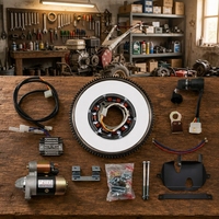 Kit de conversion de démarrage électrique pour moteurs de micro-cultivateurs 170F 173F 178F 180 186F 188F
