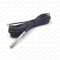 Arbre de boîtier en acier inoxydable IP68 câble plat flexible 1M DS18B20 sonde de capteur de température