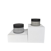 En stock – Pot de crème corporelle haut de gamme en PET à paroi épaisse de 150 ml, pot de crème de 200 ml, pot de crème premium noir mat de 250 g, pots en plastique de 6 oz avec couvercles
