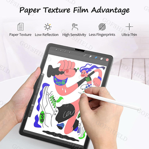 Protection d'écran effet papier pour <span class=keywords><strong>iPad</strong></span> <span class=keywords><strong>Pro</strong></span> <span class=keywords><strong>11</strong></span> 12.9 13 pouces, film protecteur mat anti-reflet texture papier pour écriture et dessin - Product Image 5