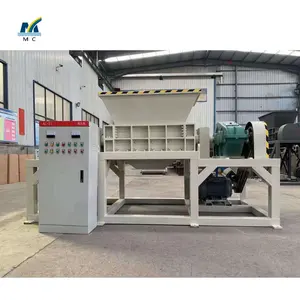 Quality supplier plastic tray hard plastic shredder feed and discharge conveying furniture appliance shredder