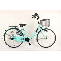 Bicicleta Urbana Clásica de 24 Pulgadas, de Una Sola Velocidad, Fabricada en China, con Horquilla de Acero, Diseño Personalizado, Venta al Por Mayor