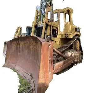 ספק זהב CAT D9N משומש דחפור זחל גדול יד שנייה מכונות בנייה ובנייה במצב טוב