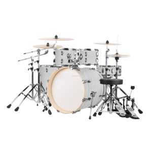 Kit de Batería de 5 Piezas: Caja, Timbal de Piso, Bombo <span class=keywords><strong>con</strong></span> 4 Platillos, Soporte para Platillos y Taburete para Batería - Product Image 3
