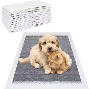 Tapis absorbant en charbon de bambou 2000 ml pour l'hygiène des animaux, coussinets d'apprentissage pour chiots, couches jetables en carbone pour chiens - Product Image 5