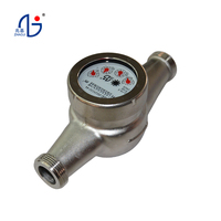 Medidor de Agua Multichorro de Acero Inoxidable 304 DN20 con Certificación ISO y Protección IP68, Personalizable OEM/ODM