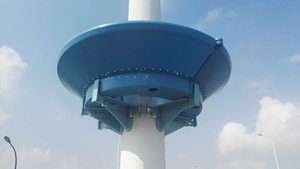 China Durable <b>Plastic</b> <b>Planter</b> Outdoor Self Watering Drainage Hole Hanging Decorative Lamp Post <b>Planter</b> - Product Image 4