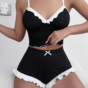 Bộ đồ ngủ bán chạy Sfy-y5163, đồ ngủ ngắn, áo ngủ nữ, bộ đồ ngủ hai mảnh, đồ mặc nhà, bộ đồ lót nữ - Product Image 1