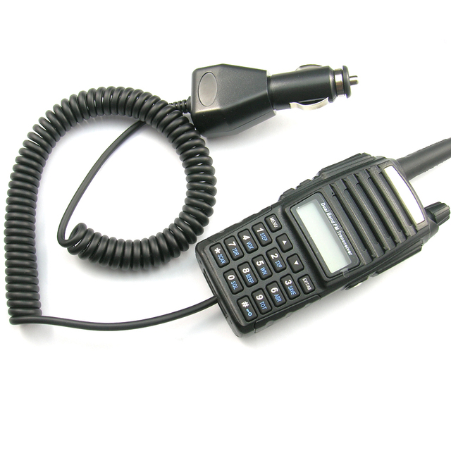 DC12V-24V Walkie Talkie Battery Eliminator for Baofeng UV-82 Series Two Way Radio