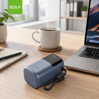 Power Bank Mini Retractable Layar LCD Digital OEM Grosir Kapasitas Besar PD 100W Pengisian Cepat 20000mAh