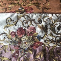 Tissu d'ameublement personnalisé en velours brodé tricoté uni 100% polyester pour canapé, voiture, textile de maison - Antistatique et respirant