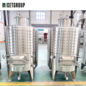 Cuve de Fermentation en Acier Inoxydable 1000L <span class=keywords><strong>à</strong></span> Enveloppe Alvéolée, Cuve Brillante <span class=keywords><strong>pour</strong></span> Vin et <span class=keywords><strong>Bière</strong></span>, Récipient Sous Pression avec <span class=keywords><strong>Pompe</strong></span> PLC - Product Image 5