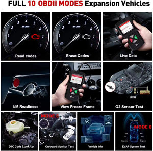 Lector de código automático YA201 OBD2, herramienta profesional de diagnóstico de coche con <span class=keywords><strong>actualizaciones</strong></span> gratuitas, 1 año de garantía, Analizador de motor de idioma Inglés - Product Image 3