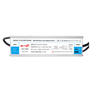 DALI Dimmable AC-DC alimentation LED étanche DC 12V 24V sans scintillement IP67 éclairage de bandes LED à tension constante unique - Product Image 2