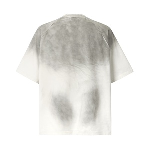 Summer New Post-Apocalyptic <b>Style</b> Street Brand Washed Ink-<b>Spray</b> Dirty Dye 100% Cotton Print Short-Sleeve Men's T-Shirt - Product Image 4