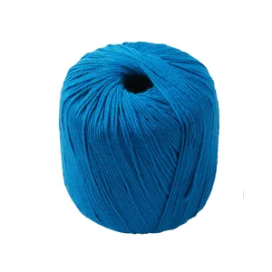 Heny Wholesale Yarn Crochet Cotton 50% Acrylic40% Silk10% Cotton Blend Yarn For Hand Knitting