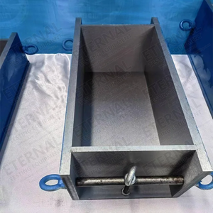 <strong>Cast</strong> <strong>Iron</strong> Cement <strong>Test</strong> Cube Mold Concrete Beam Mould for Testing <strong>Equipment</strong> - Product Image 2