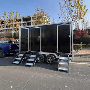 Remolque de baño móvil de casa prefabricada de baño portátil de <span class=keywords><strong>3</strong></span> puestos más vendido - Product Image 1