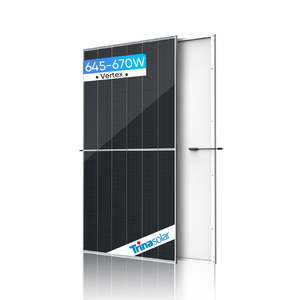 แผงโซลาร์เซลล์ Trina Solar รุ่น Vertex 650W 655W 660W 665W โมโนโซลาร์เซลล์ PV โมดูล 650 วัตต์ แผงโซลาร์เซลล์แบบสองหน้า 665 วัตต์ มีสินค้าในสต็อก - Product Image 1