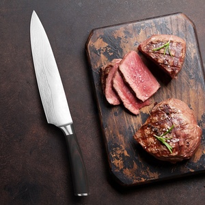 Best-seller Couteau de chef de cuisine allemand en acier damas laser durable de 8 pouces - Product Image 6