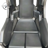 Siège baquet ergonomique de sport en cuir PU imperméable de haute qualité, en PVC et fibre de carbone, pour tous les modèles