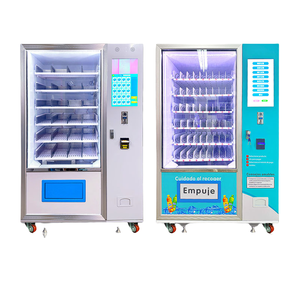 Venta al por mayor de fábrica de pantalla táctil de autoservicio Combo máquina expendedora de bebidas con aceptador de billetes Distributeur Automatique De Boisson - Product Image 2