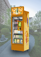 Distributeur automatique intelligent de snacks et de boissons avec technologie visuelle d'intelligence artificielle pour articles de vente au détail