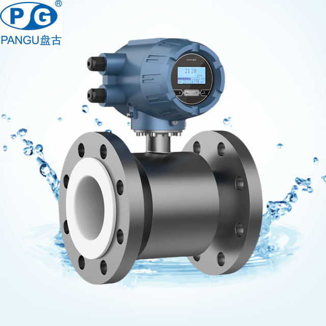 OEM Customized Stainless Steel Coil Digital Electromagnetic Flow Meter High Accuracy for Liquid Water Sewage Slurry Industrial