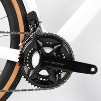 TWITTER Gravel V3 Tam Karbon Gravel Bisiklet 105 R7170 Kablosuz Di2 Fabrika Doğrudan Satış OEM Özel Hidrolik Disk Fren 24 Vites