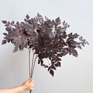 Feuille artificielle de Coleus Copinto <span class=keywords><strong>en</strong></span> soie à 2 branches de haute qualité pour la décoration d'événements - Product Image 6