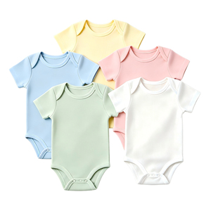Magliette Casual per Neonati in Cotone con Logo e Motivo Personalizzati, Maniche Corte, Traspiranti, Unisex, Produzione Bulala - Product Image 4