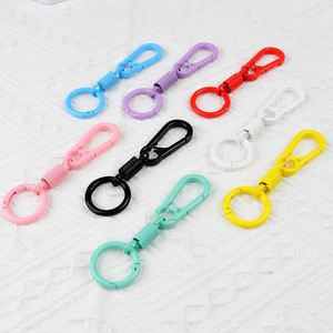 <b>Keychains</b> Clips with O Rings in Bulk Quick Release Key Chain Rings Spring Double Ring Keychain Holder for Bag Gift Wholesale - Product Image 1