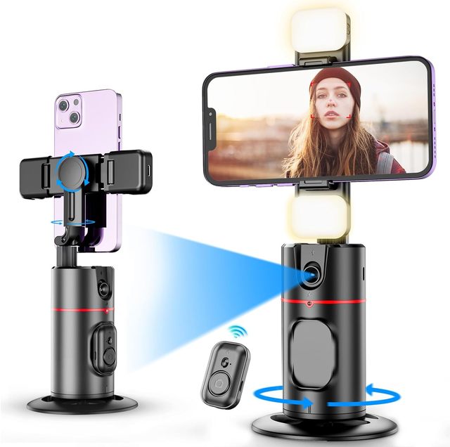 Accessories 360 Rotation Live Smart AI Follow-Up Photo Vlog Video Recorder Auto Face Tracking Gimbal Stabilizer Phone Tripod