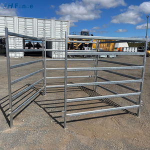 Paneles de Cerca Portátiles de Metal Galvanizado de Alta Resistencia de 6 Pies para Corrales de Ganado, Granjas y Patios - Product Image 2