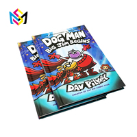 Roman graphique pour enfants personnalisé à couverture rigide, série Dog Man Big Jim Begins, bande dessinée en couleur, livre de bande dessinée pour enfants, impression OEM