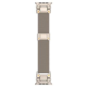 Bracelet en acier inoxydable milanais magnétique respirant Explorer pour Apple Watch 42 mm 49 mm, bracelet de montre à boucle tressée - Product Image 2