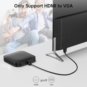 <span class=keywords><strong>สาย</strong></span>แปลง Biaze HDTV เป็น <span class=keywords><strong>VGA</strong></span> 1080P HD วิดีโอ PVC พร้อมฟอยล์ป้องกันสำหรับแล็ปท็อป กล่องทีวี PS4 จอภาพ โปรเจคเตอร์ (สีดำ 1.5 ม.) - Product Image 5