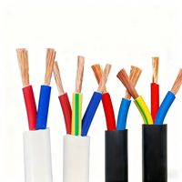 Cable Súper Flexible H05VV-F RVV de 3 Hilos, Conductor de Cobre Libre de Oxígeno, Aislamiento y Revestimiento de PVC, 3x1.5mm/2.5mm, Clasificación IP68