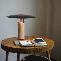 TOGETHER lampe de table LED moderne nordique Flexible pour salon chambre hôtel lecture éclairage marbre corps principal abat-jour en métal