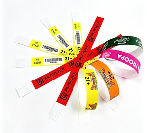 Bracelets Tyvek personnalisés, respirants et durables, confortables à porter, avec code-barres sécurisé pour le contrôle des foules lors d'événements et de fêtes - Product Image 2