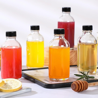 Mini Bouteilles en Verre Transparentes de 60 ml (2 oz) pour Voyage, Petites Bouteilles de Bien-être, Liqueur, Shots de Gingembre, Potions, Jus avec Couvercle – Vente en Gros