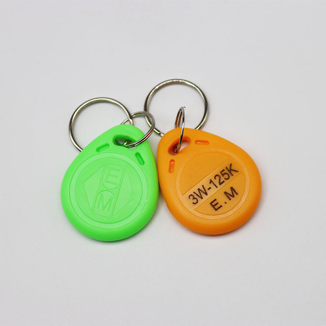EM4200 Programmable Rewritable 125Khz 13.56Mhz RFID Key Fob Access Control Products with ABS NFC Tag and Keychain