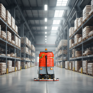 <span class=keywords><strong>Vente</strong></span> directe usine : Autolaveuse autoportée pour le nettoyage des sols en ciment d'entrepôt, autonomie 4-6h - Product Image 1